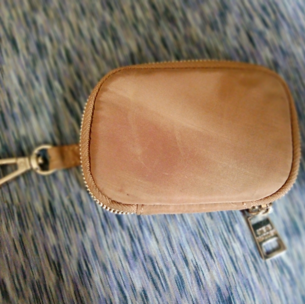Steve Madden Tan Zipper Pouch